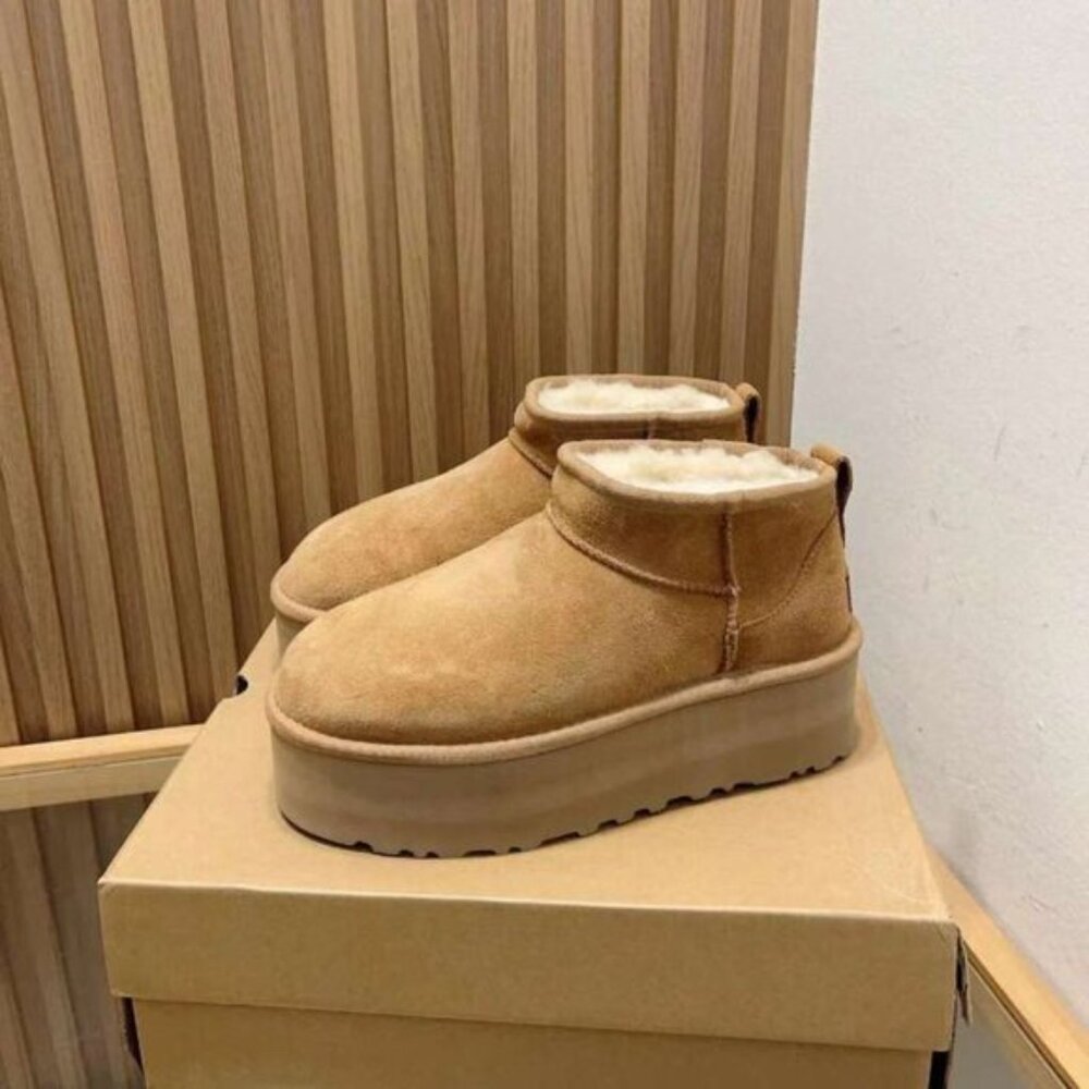 UGG Tan Platform Shoes